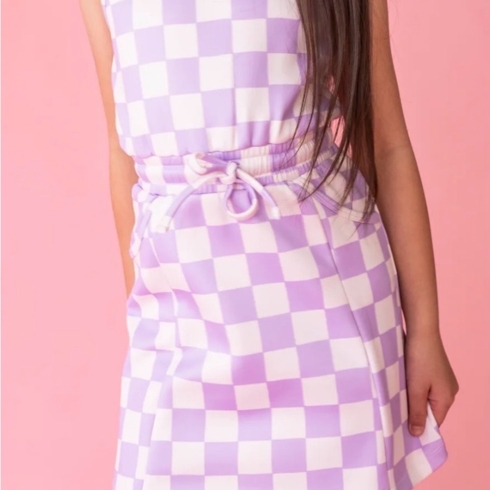 Checker Charm | Tennis Dress (with shorts!)